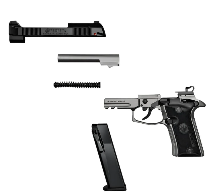 Pistolet Beretta 80X Cheetah Inox/Black kal.9mm Short