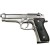Pistolet Beretta 92 FS INOX ITALY GG kal.9mm Para (okładziny gumowe)