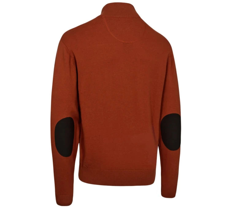 Sweter Deerhunter Harrington 1/2-Zip 8119 - Oak Rust Melange