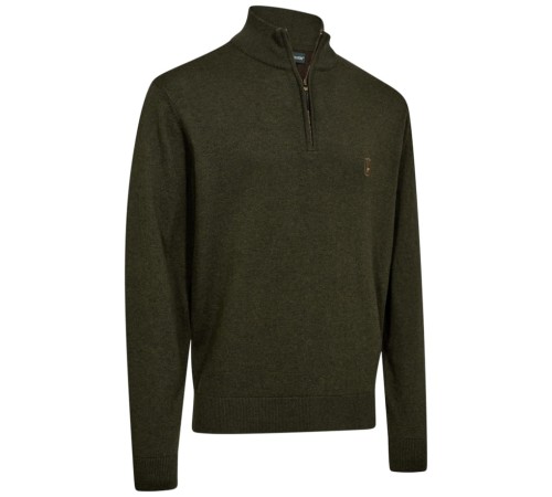 Sweter Deerhunter Harrington 1/2-Zip 8119 - Forest Ember Melange