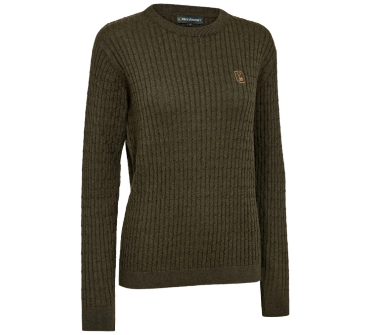 Sweter damski Deerhunter Lady Harrington 8120 - Forest Ember Melange