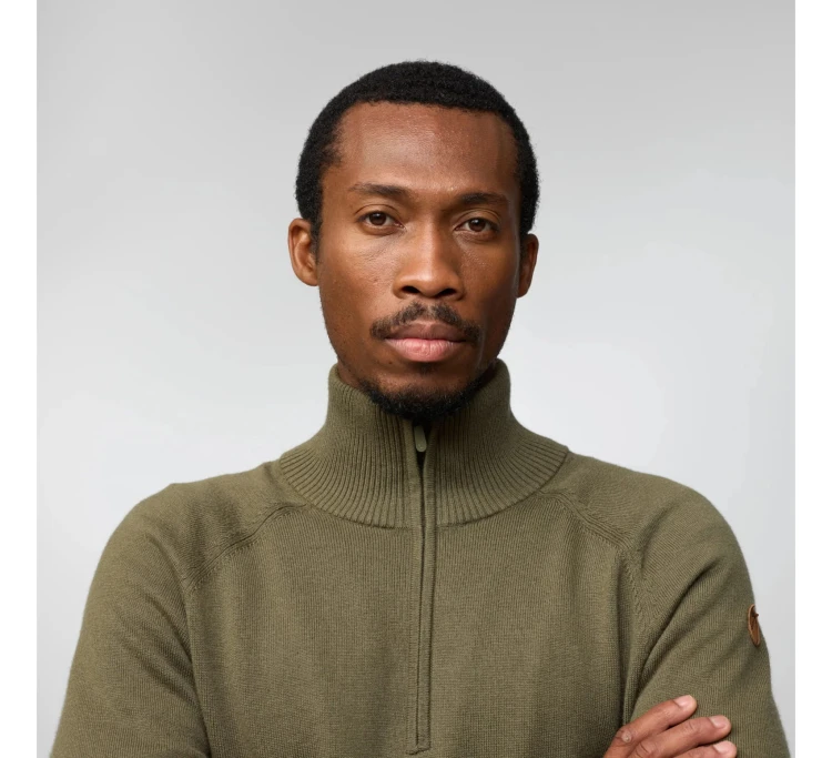 Bluza Fjällräven Övik Lite Half Zip 12600305 - Laurel Green (625)