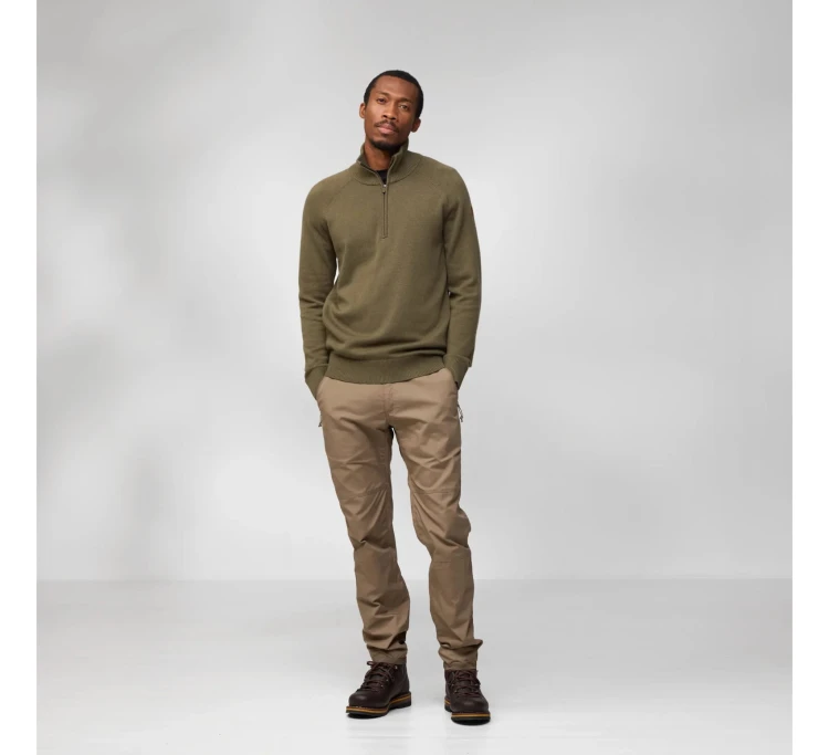 Bluza Fjällräven Övik Lite Half Zip 12600305 - Laurel Green (625)