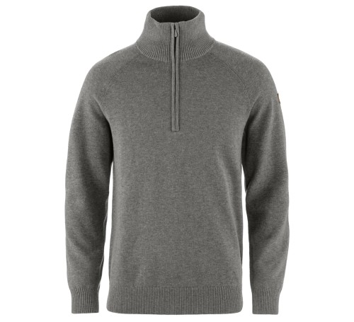 Fjällräven Övik Lite Half Zip 12600305 - Grey-Melange (020-999) (1).jpg
