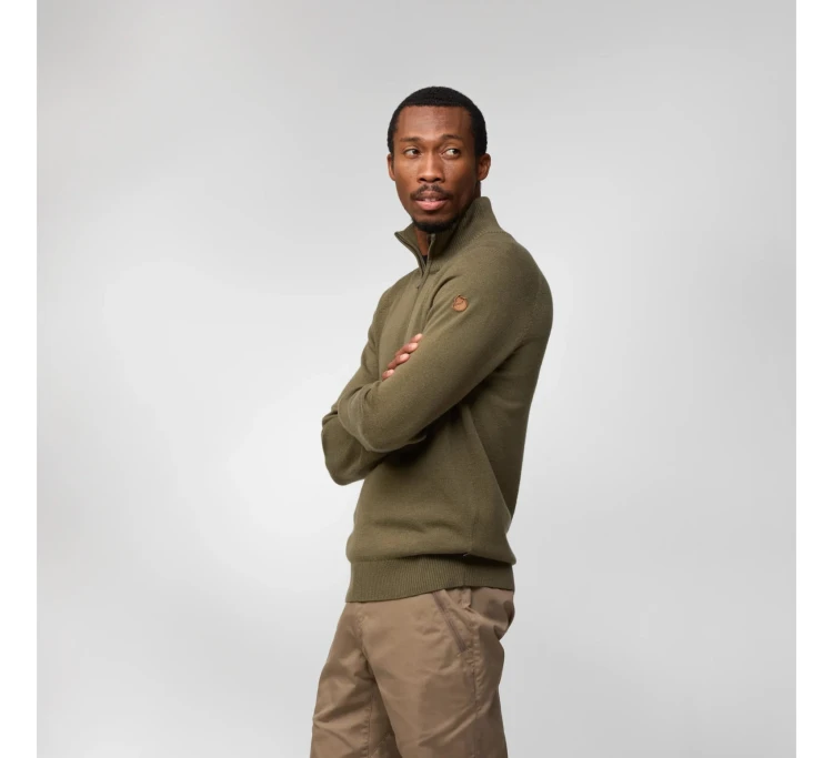 Bluza Fjällräven Övik Lite Half Zip 12600305 - Grey-Melange (020-999)