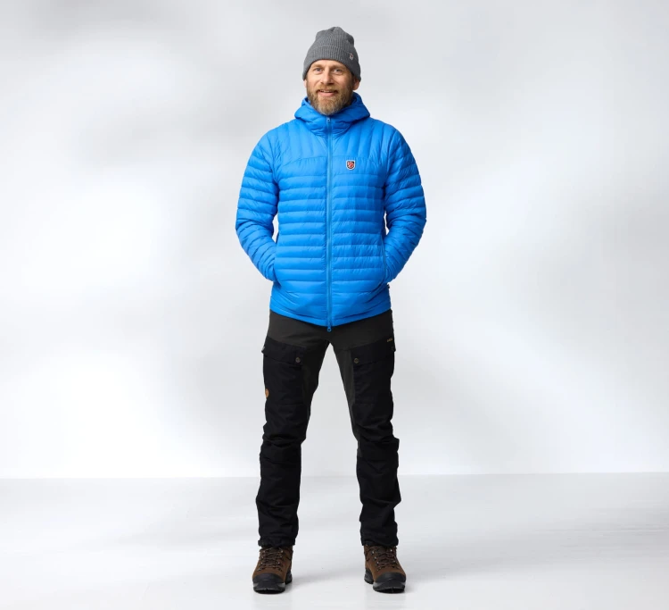Kurtka Fjällräven Expedition Lätt Hoodie 86119 - Mustard Yellow (161)