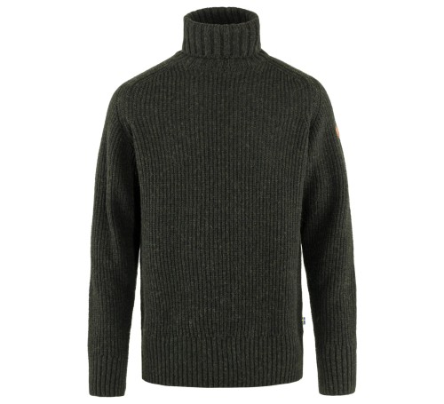 Sweter Fjällräven Övik Roller-Neck 87072 - Dark Olive (633)