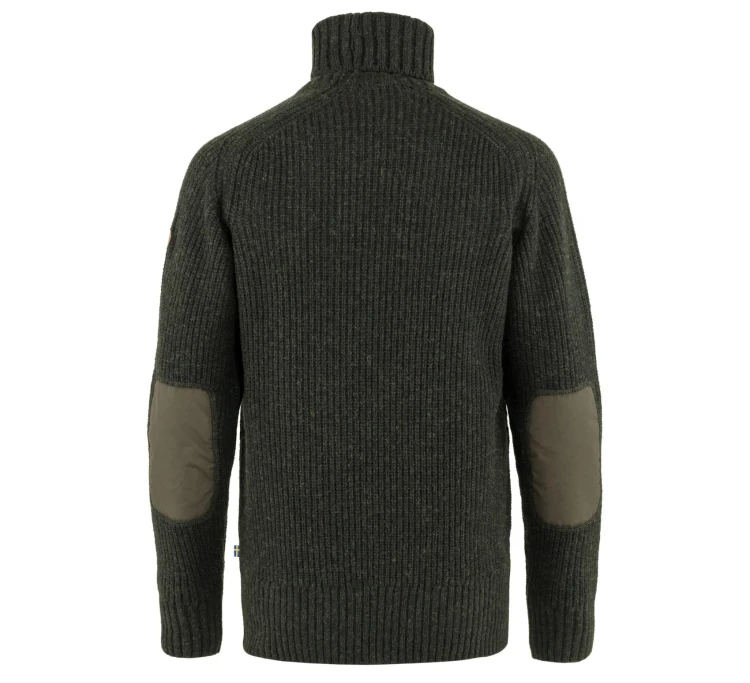 Sweter Fjällräven Övik Roller-Neck 87072 - Dark Olive (633)