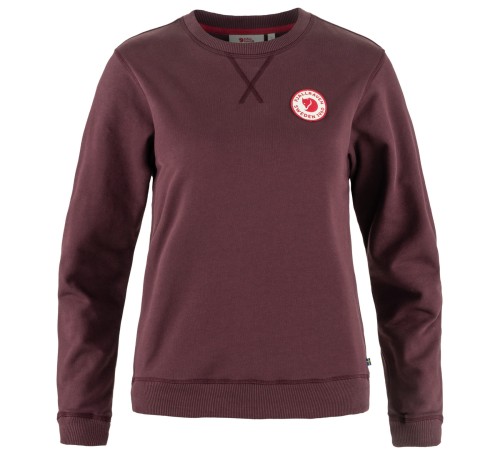 Bluza damska Fjällräven 1960 Logo Badge 87230 - Port (357)