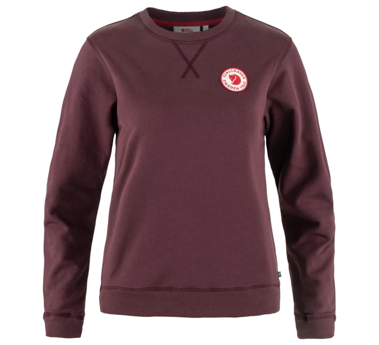 Bluza damska Fjällräven 1960 Logo Badge 87230 - Port (357)