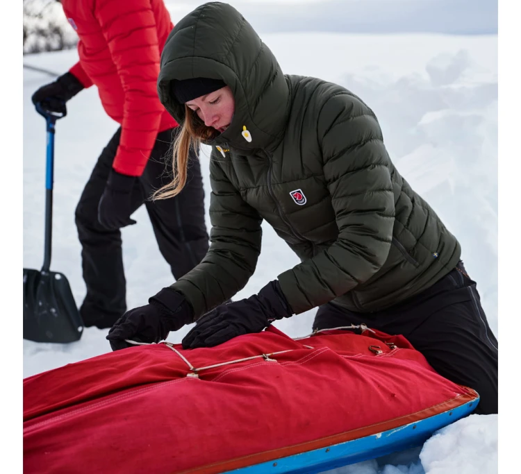 Kurtka damska Fjällräven Expedition Pack Down 86122 - Dusty Rose (300)
