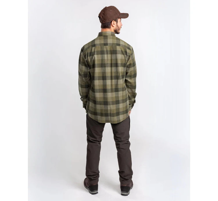 Koszula Pinewood Lumbo 9525 - Olive/Suede Brown