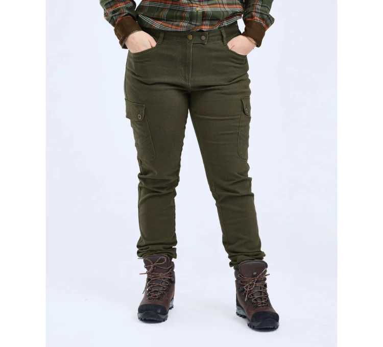 Spodnie damskie Pinewood Serengeti 3790 - Moss Green