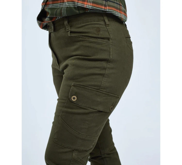 Spodnie damskie Pinewood Serengeti 3790 - Moss Green