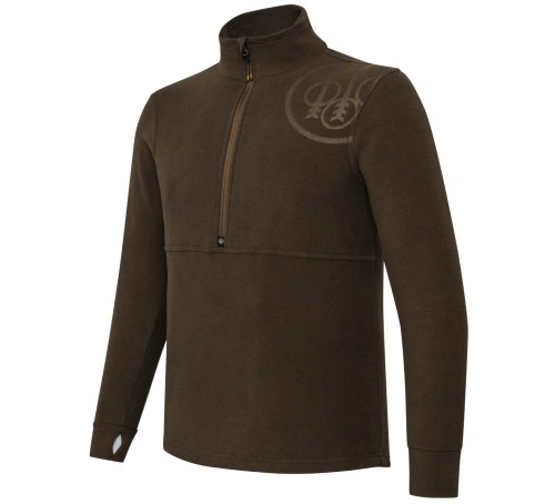 Bluza Beretta HP Logo Half Zip P3741 - Brown Bark