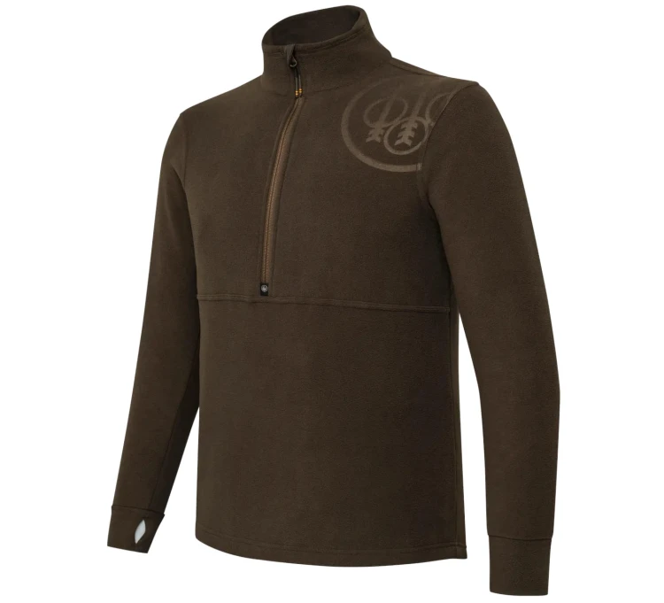 Bluza Beretta HP Logo Half Zip P3741 - Brown Bark