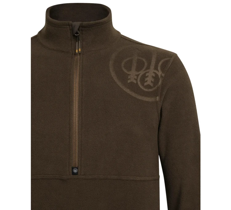 Bluza Beretta HP Logo Half Zip P3741 - Brown Bark