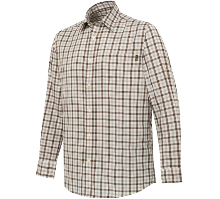 Koszula Beretta Bryggen LU382 - Grey &amp; Brown Check