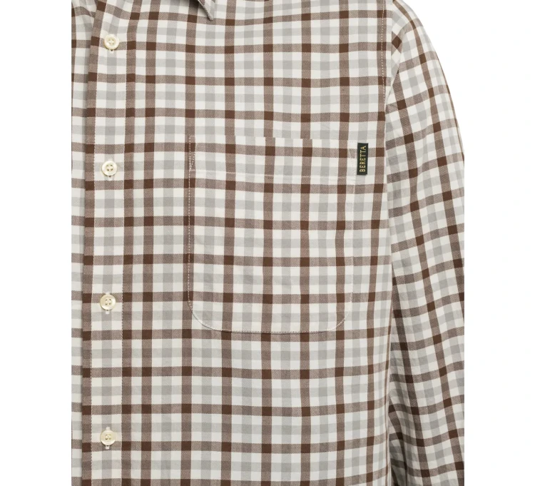 Koszula Beretta Bryggen LU382 - Grey &amp; Brown Check