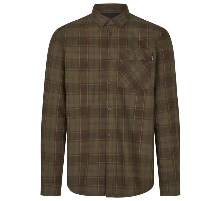 Koszula Seeland Glen - Pine Green/Dark Navy Check