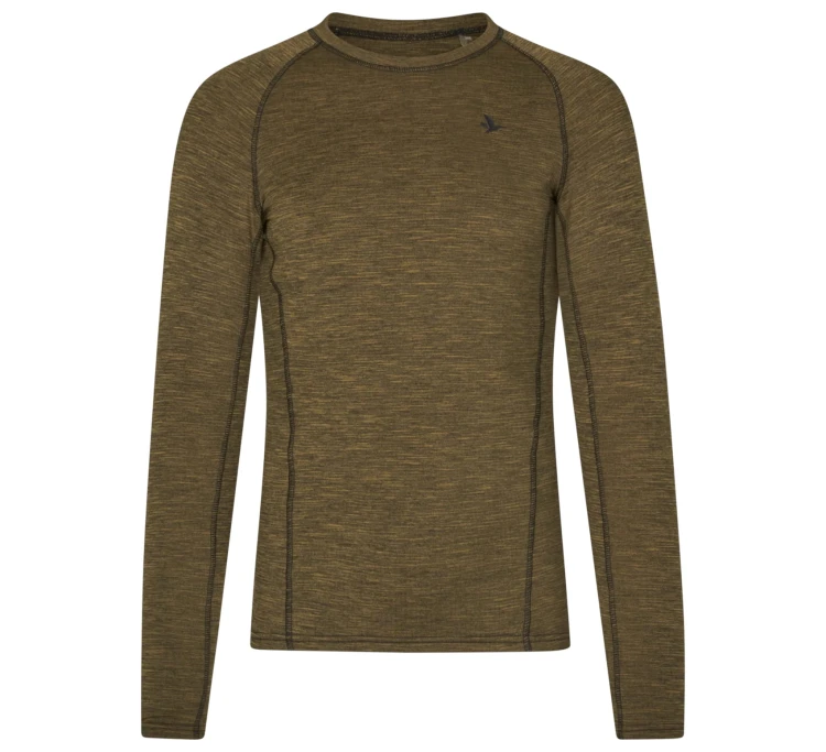 Koszulka damska Seeland Peak Aia L/S - Military Olive Melange