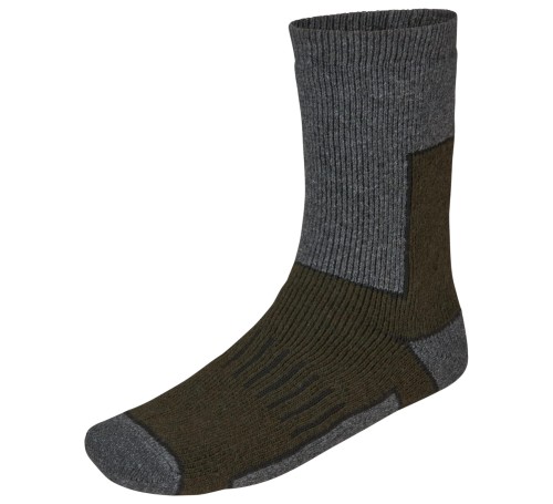 Skarpety Seeland Field Thermo (2-pack) - Pine Green Melange/Grey Melange