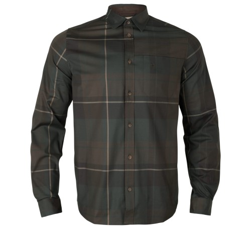 Koszula Härkila Akse L/S - Shadow Brown Check