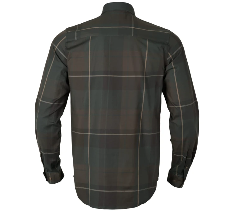 Koszula Härkila Akse L/S - Shadow Brown Check