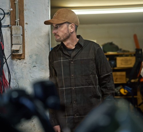 Härkila Akse LS - Shadow Brown Check (3).jpg