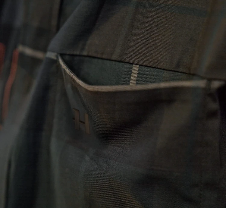 Koszula Härkila Akse L/S - Shadow Brown Check