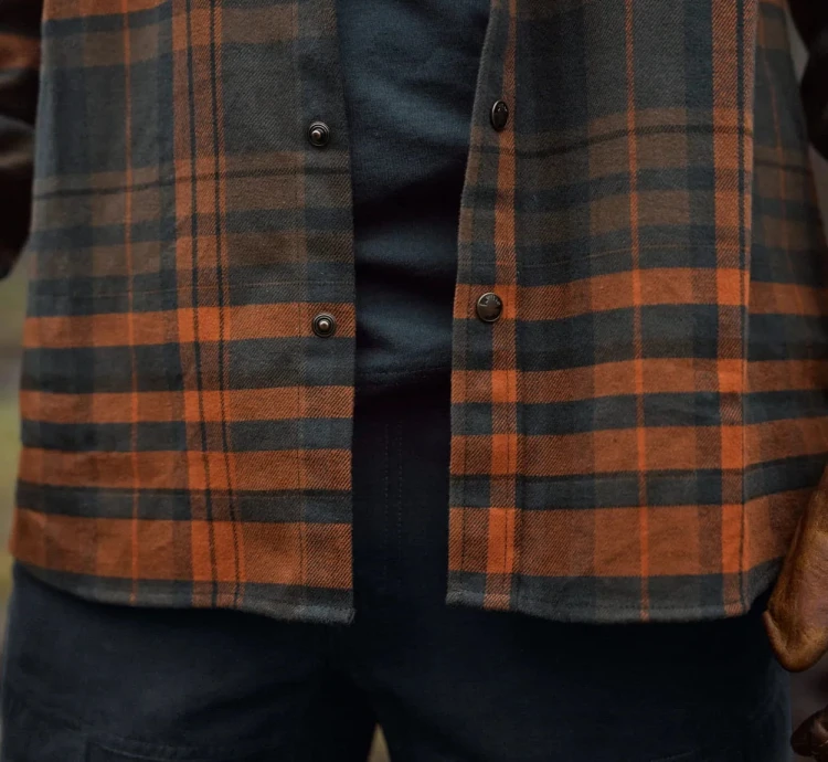 Koszula Härkila Pajala L/S - Bombay Brown