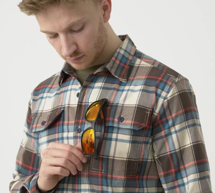 Koszula Helikon GreyMan - True Grey Check (KO-GMN-NS-PW)