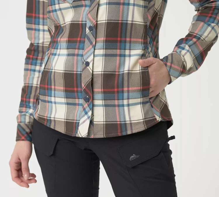 Koszula damska Helikon Marigold - True Grey Check (KO-MWS-NS-PW)
