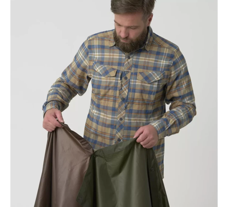 Poncho Helikon U.S. Model RipStop - PL Woodland (PO-MUS-PO-04)