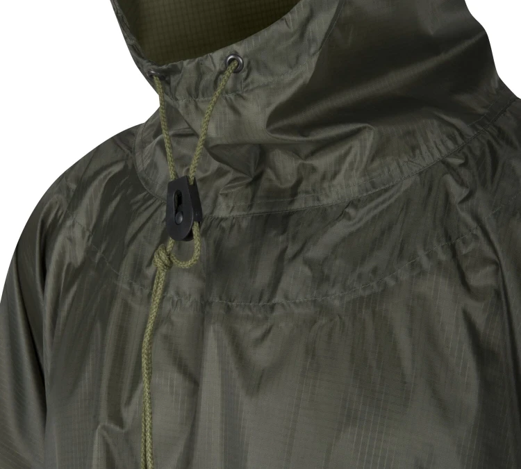 Poncho Helikon U.S. Model RipStop - Czarny (PO-MUS-PO-01)