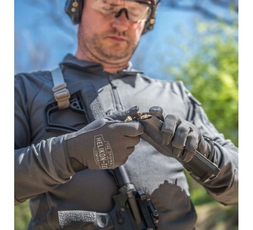 Rękawice Helikon Rangeman - Shadow Grey/Czarny (RK-RGM-KL-3501A)