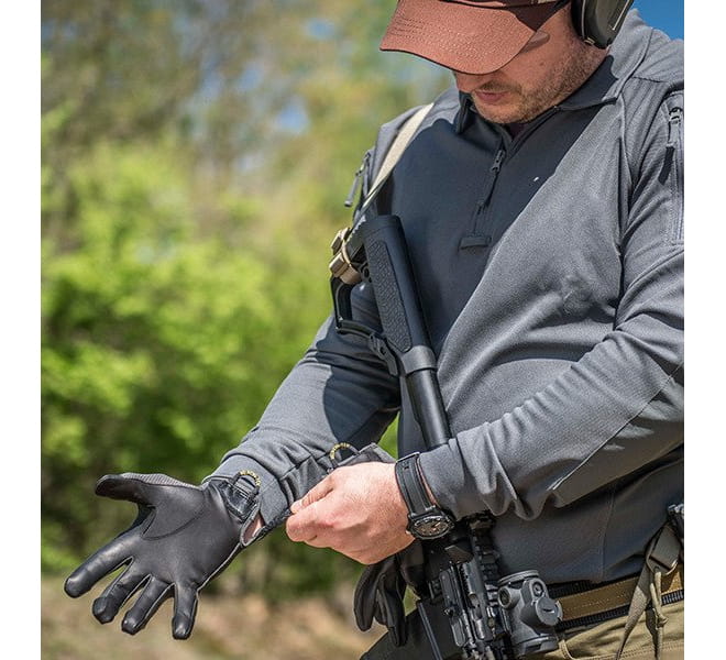 Rękawice Helikon Rangeman - Shadow Grey/Czarny (RK-RGM-KL-3501A)