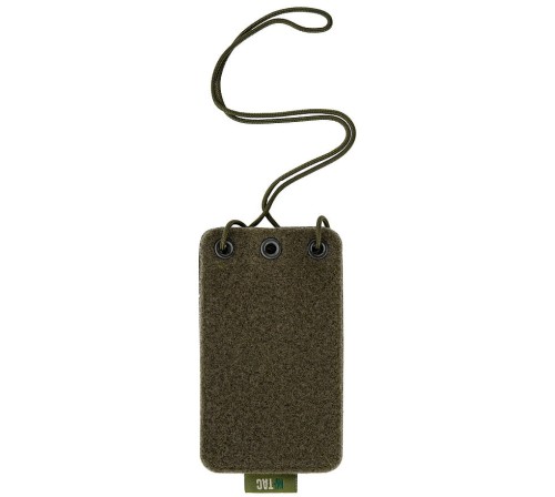 Pokrowiec na identyfikator z przezroczystym panelem M-Tac - Ranger Green