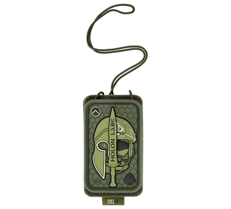 Pokrowiec na identyfikator z przezroczystym panelem M-Tac - Ranger Green