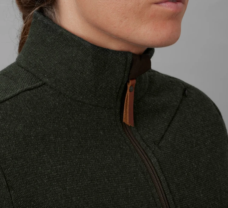 Sweter damski Härkila Metso Full Zip - Willow Green