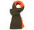 Szalik dwustronny Härkila Reversible Scarf - Willow Green/Orange