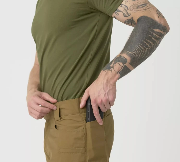Szorty Helikon Greyman Tactical DuraCanvas - Taiga Green (SP-GTK-DC-09)