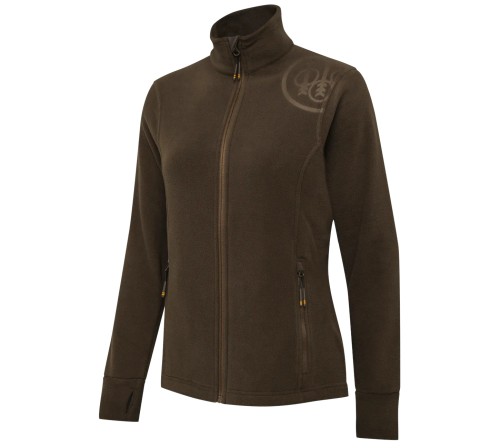 Bluza damska Beretta HP Logo Full Zip P3751 - Brown Bark (1).jpg