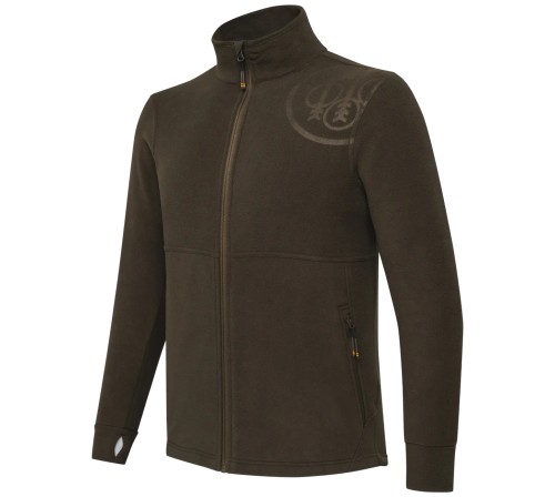 Bluza Beretta HP Logo Full Zip P3731 - Brown Bark