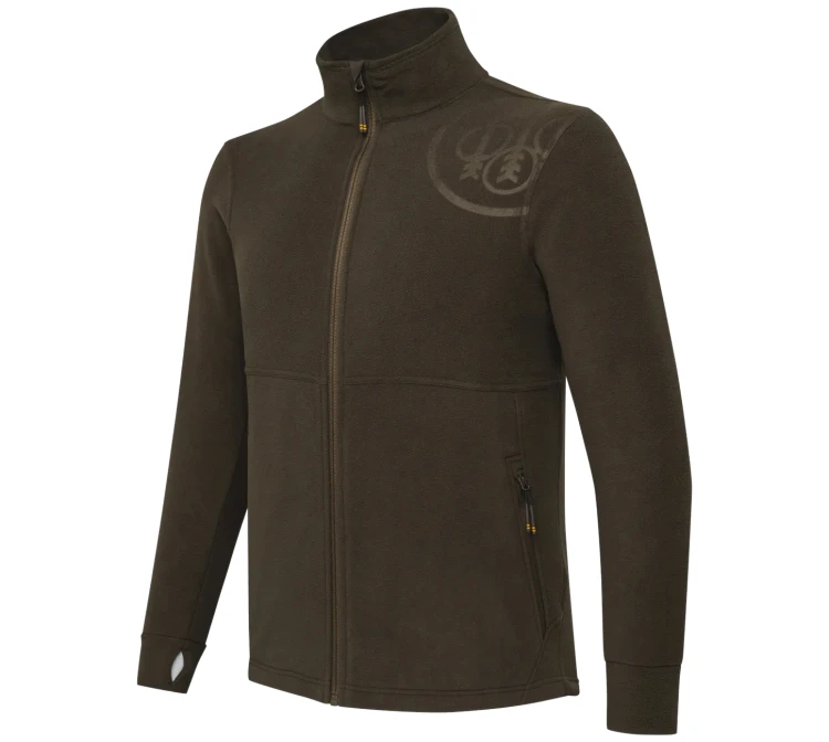 Bluza Beretta HP Logo Full Zip P3731 - Brown Bark
