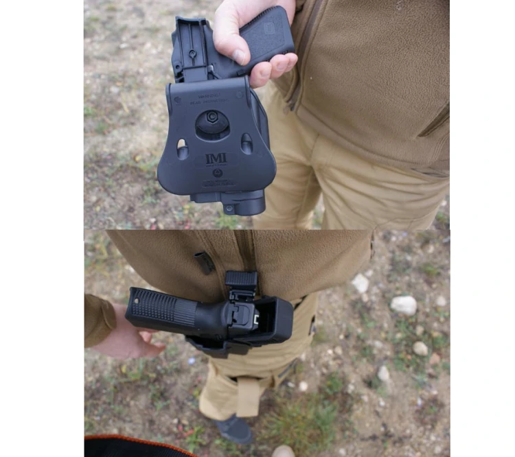 Kabura IMI Defense Level 2 TLH Tactical Light / Laser Roto Paddle - GLOCK 17/19/22/23/25/31/32/45 - IMI-Z1600