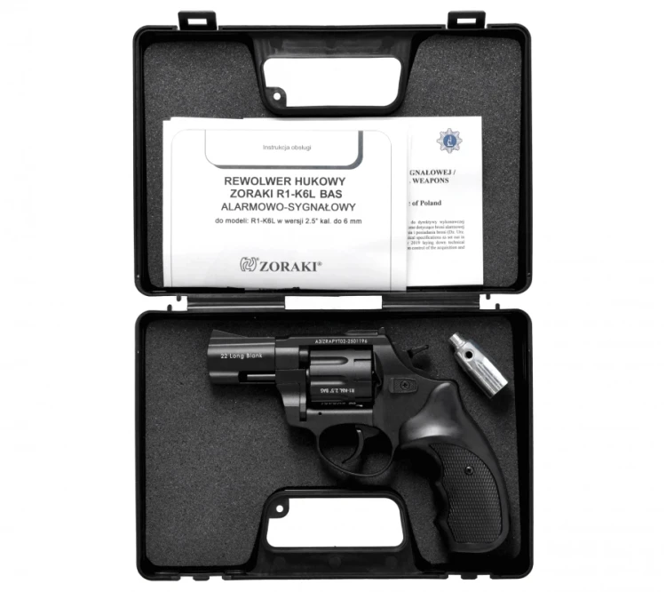 Rewolwer hukowy BAS Zoraki R1-K6L 2,5"' Black kal.6mm Long