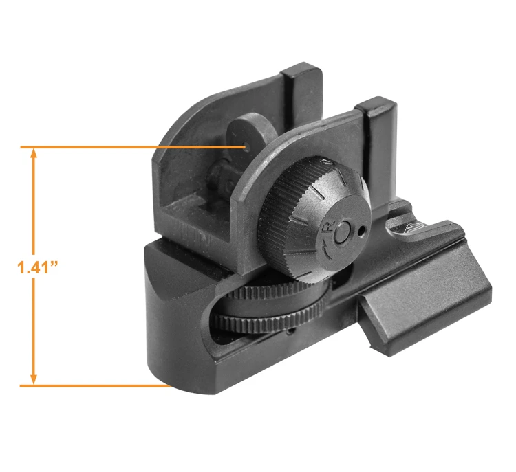 Przeziernik stały Leapers UTG Super Slim Fixed - Czarny - MT-950RS03