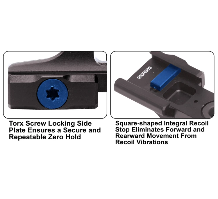Przeziernik stały Leapers UTG Super Slim Fixed - Czarny - MT-950RS03