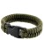 Bransoletka Paracord EDCX Fish - Army Green